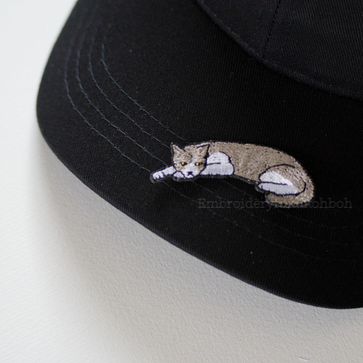 陽だまりのハチワレ　猫　はちわれ　刺繍　ワッペン　刺繍ワッペン | 15枚目