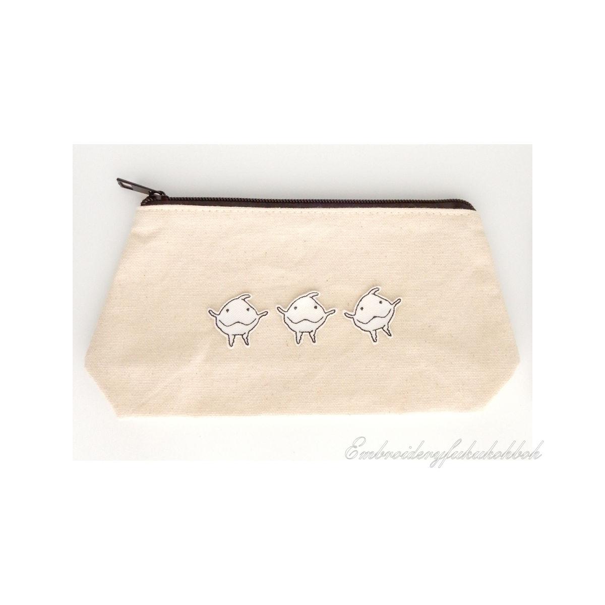 スネイルフィッシュ3匹セット シンカイクサウオ　刺繍ワッペン　深海魚 | 6枚目